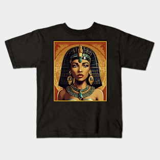 Black Queen Cleopatra Kids T-Shirt